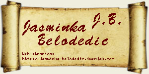 Jasminka Belodedić vizit kartica